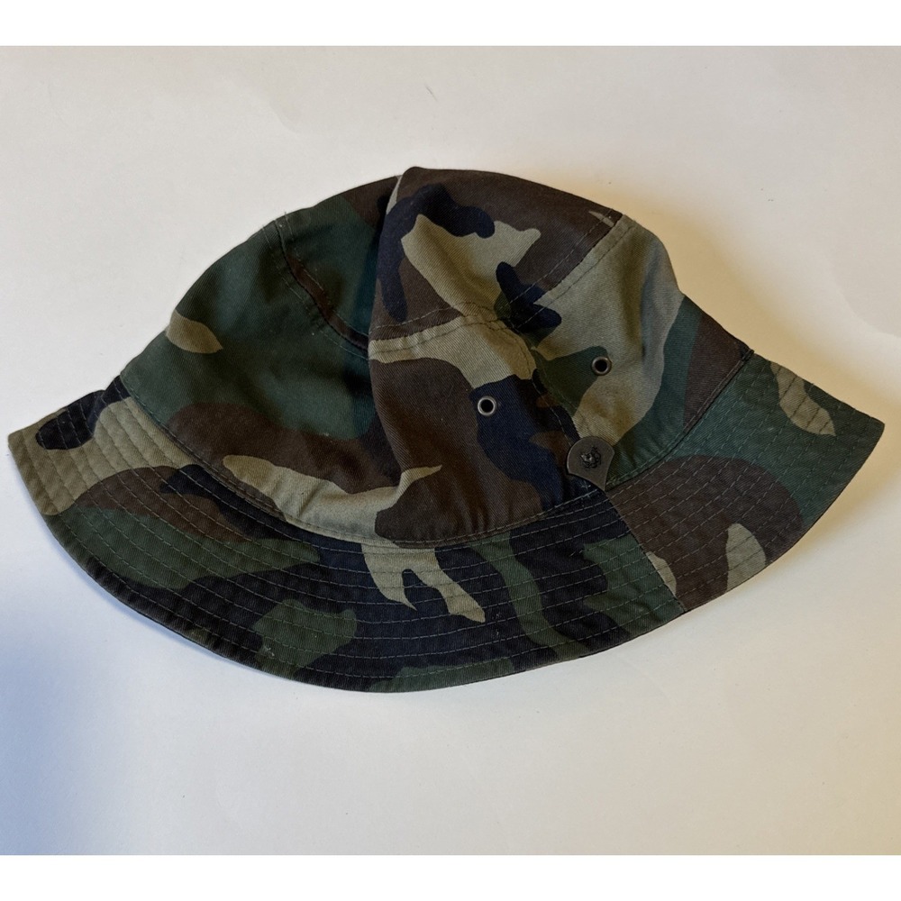 Newhattan Camo Bucket Hat S/M Green